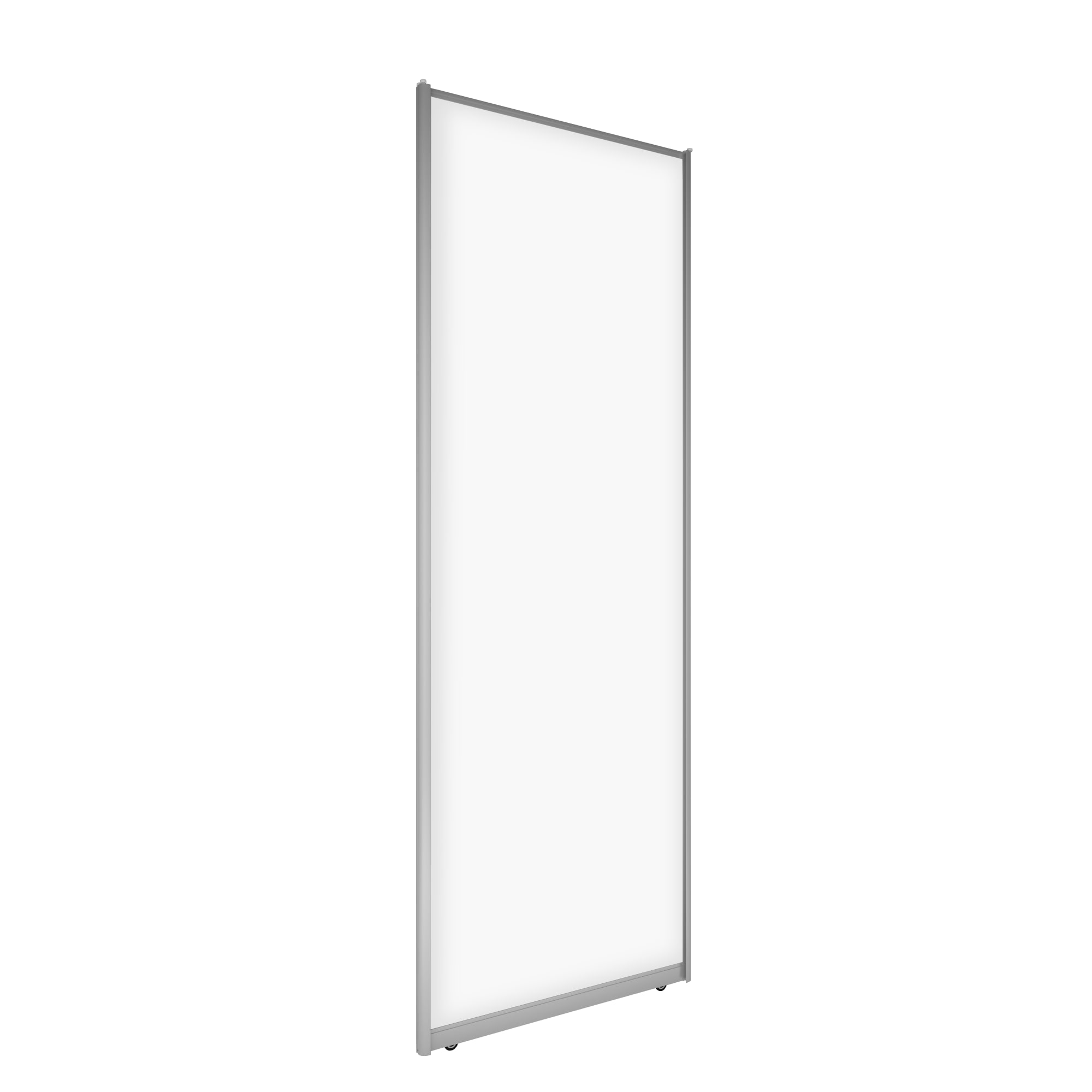 SPACEO Дверь-купе раздвижная белый ясень с алюминиевым профилем 82335363 STLM-0024804 - Вид №1