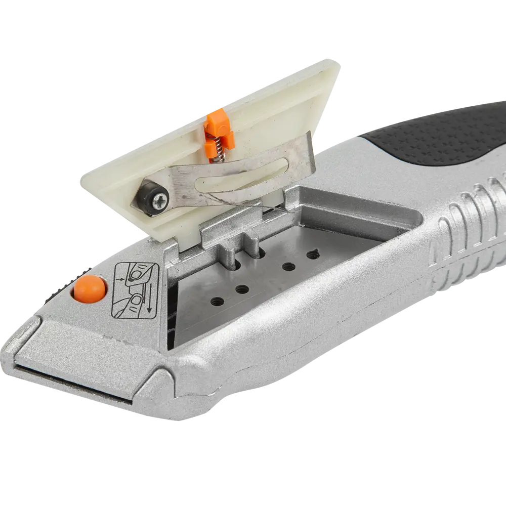 Нож строительный Dexter с трапециевидным лезвием и эргономичной рукояткой 83684292 STLM-0043438 - Вид №1