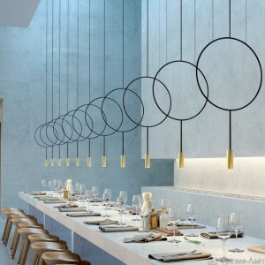 Estiluz Revolta T-3635-M 26 BLK-61 S GLD подвес