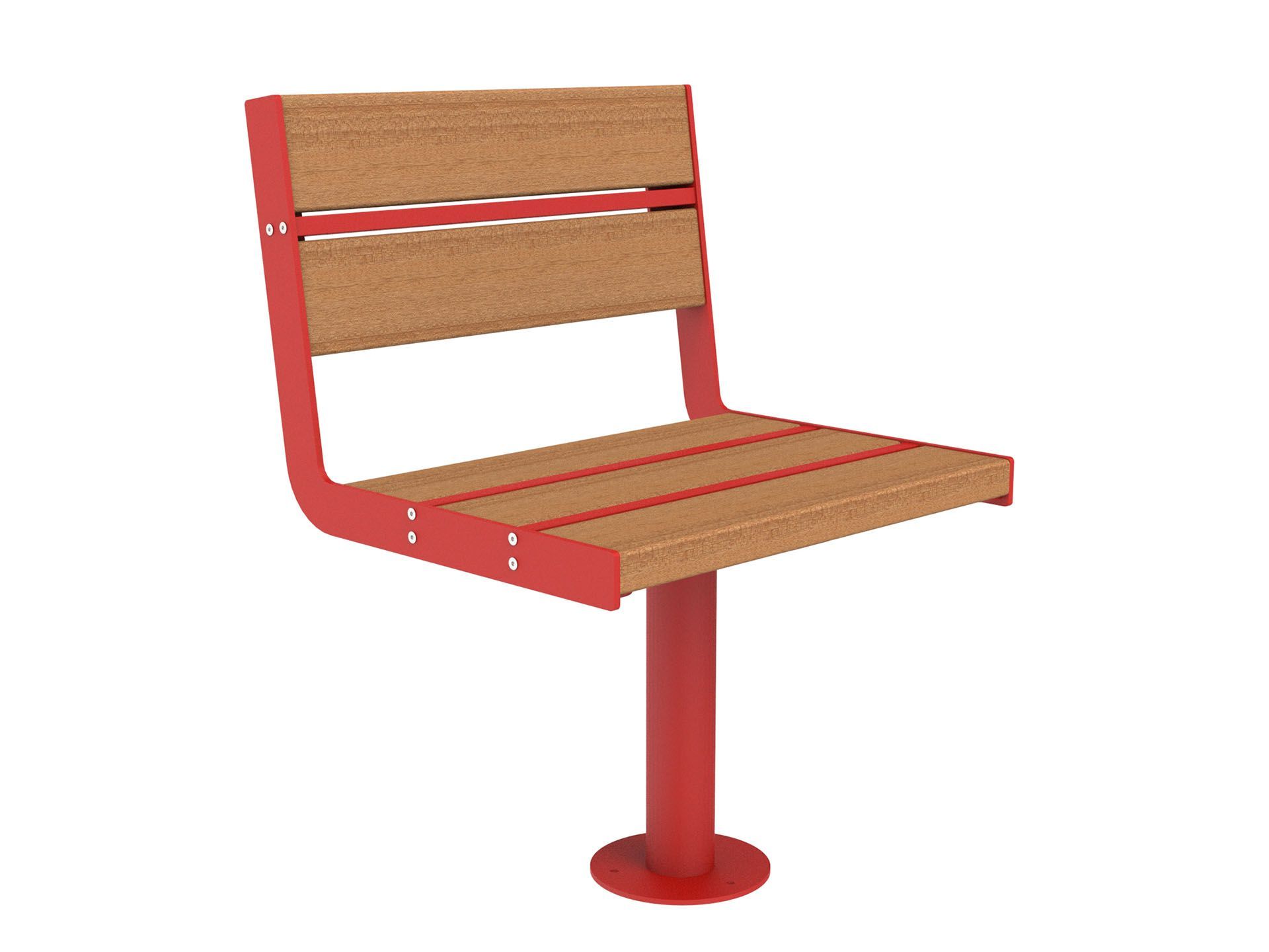 Скамья из окуме со спинкой Lazzari Joy ARCH-00059509 - Вид №3