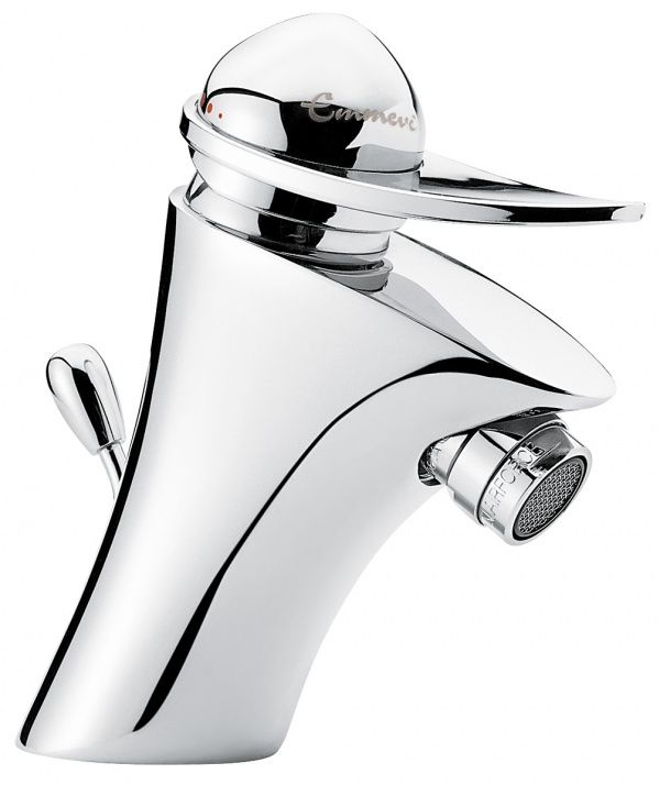 5004CR Смеситель Cheope с донным клапаном для биде, цвет хром EMMEVI