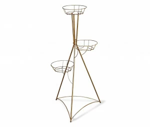 Подставка для цветов Kolonna 3 бронза SHEFFILTON ПОДСТАВКИ ДЛЯ ЦВЕТОВ 014970 Бронза