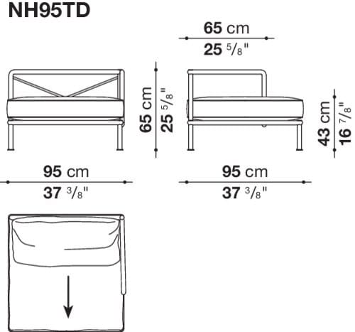 Садовый диван B&B Italia Outdoor Nooch ARCH-00068849 - Вид №8