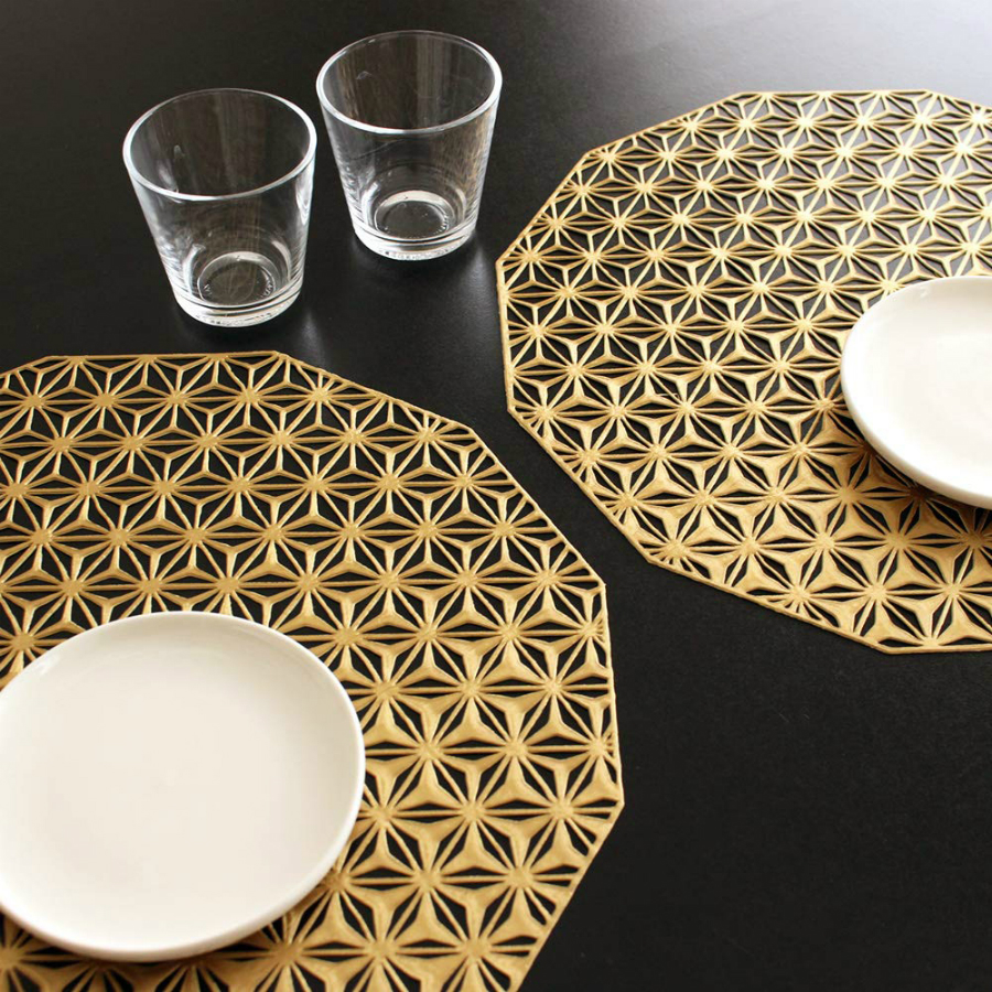 Салфетка виниловая Brass, Ø36 см Chilewich C100488004 - Вид №2