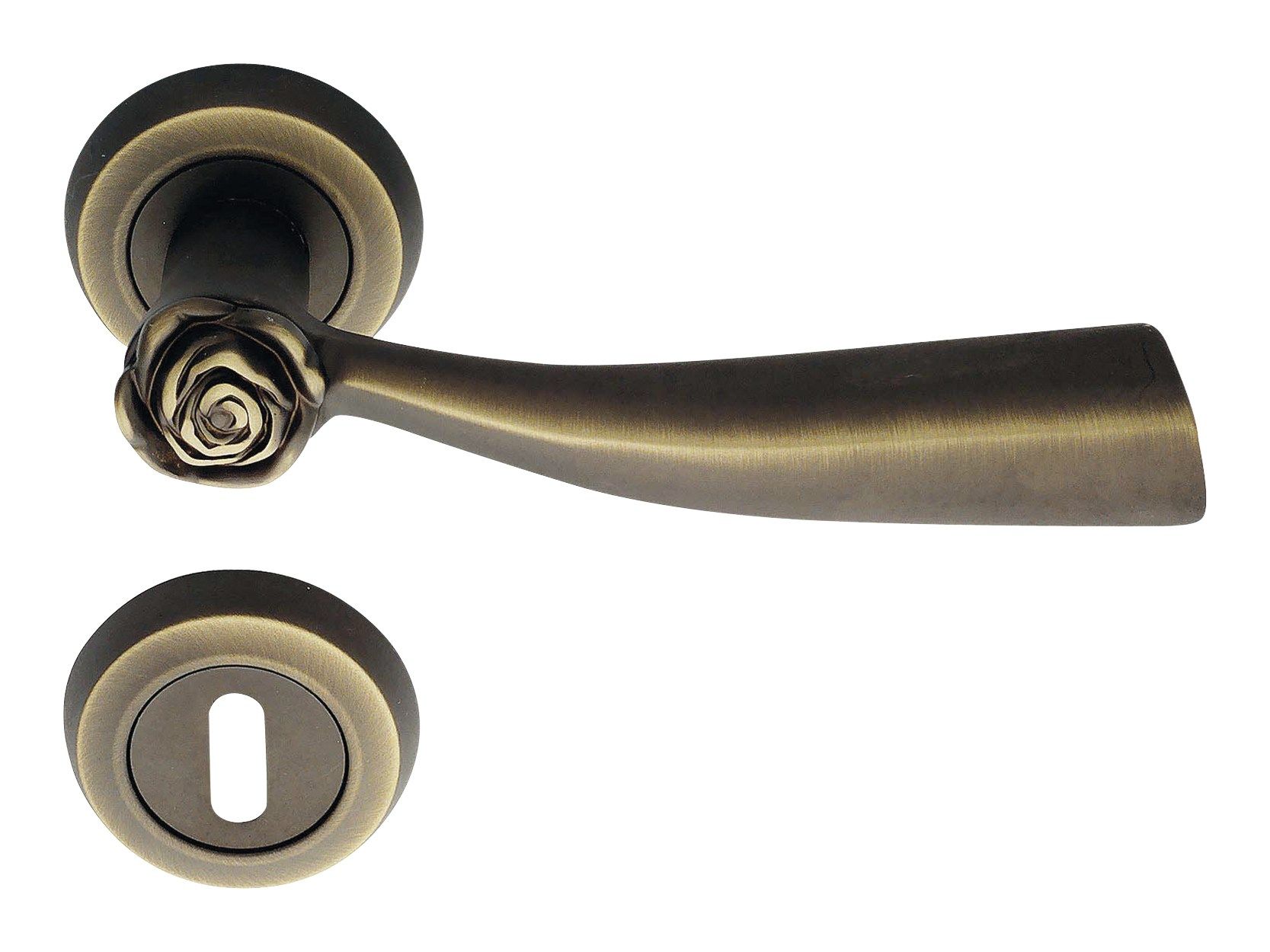 Классическая латунная ручка на розетке с насадкой LINEA CALI' ARCH-00094230 - Вид №1