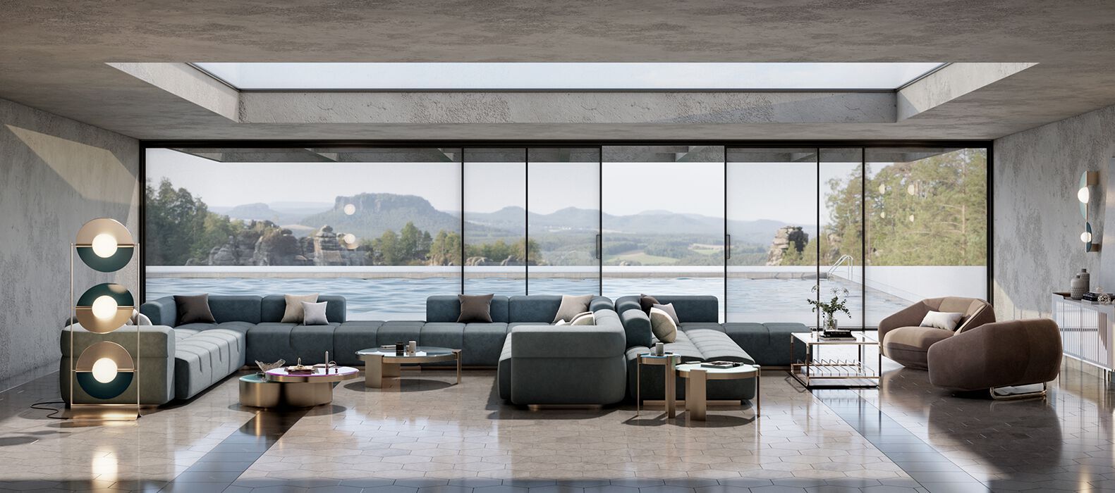 Ткань диван Essential Home QUBE ARCH-00123812 - Вид №5