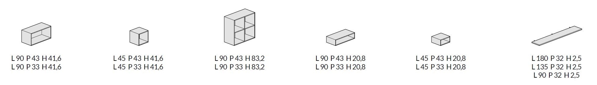 Деревянный офисный книжный шкаф About Office Hype ARCH-00096653 - Вид №3