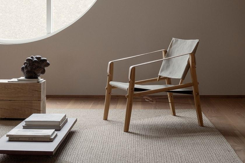 We Do Wood Кресло с подлокотниками из дерева и ткани  3070101  - Вид №7