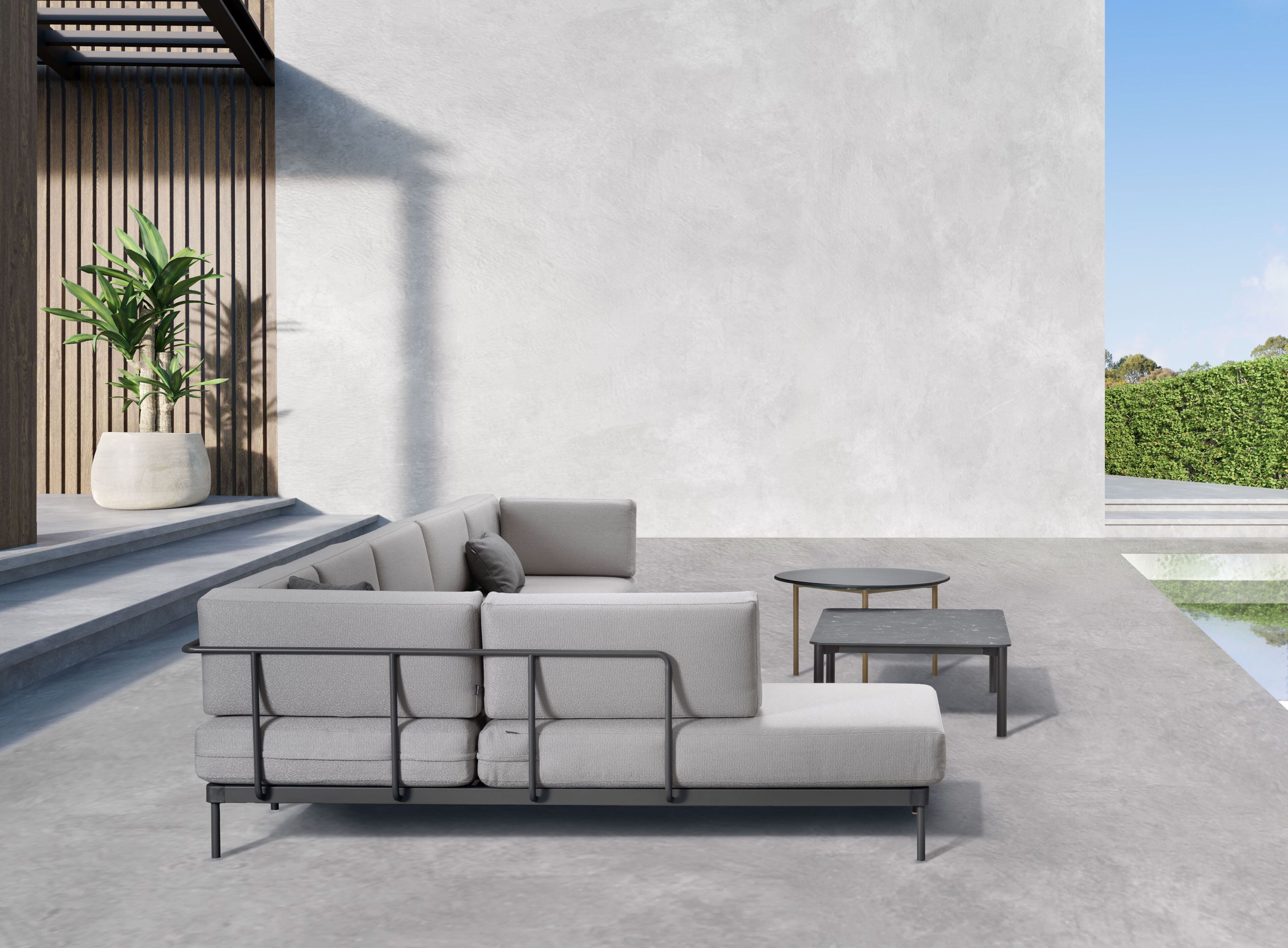 Секционный диван из ткани GABER SOLAYA MODULE 3 ARCH-00015431 - Вид №3