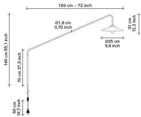 valerie_objects Светодиодная цокольная лампа из стали  V9015014u  - Вид №5