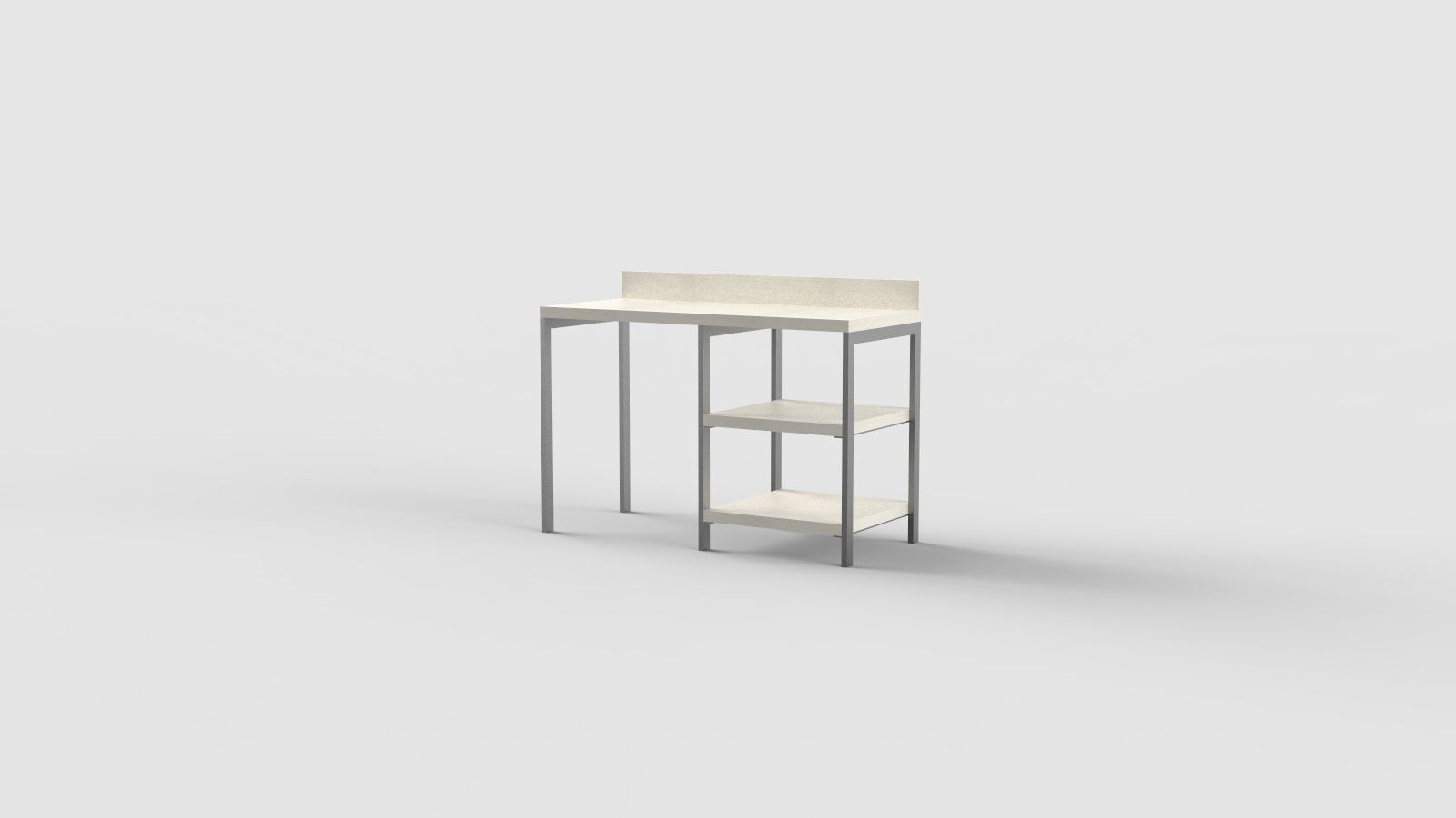 Прямоугольный стол с полками для контракта Mobilspazio ARCH-00076414 - Вид №25