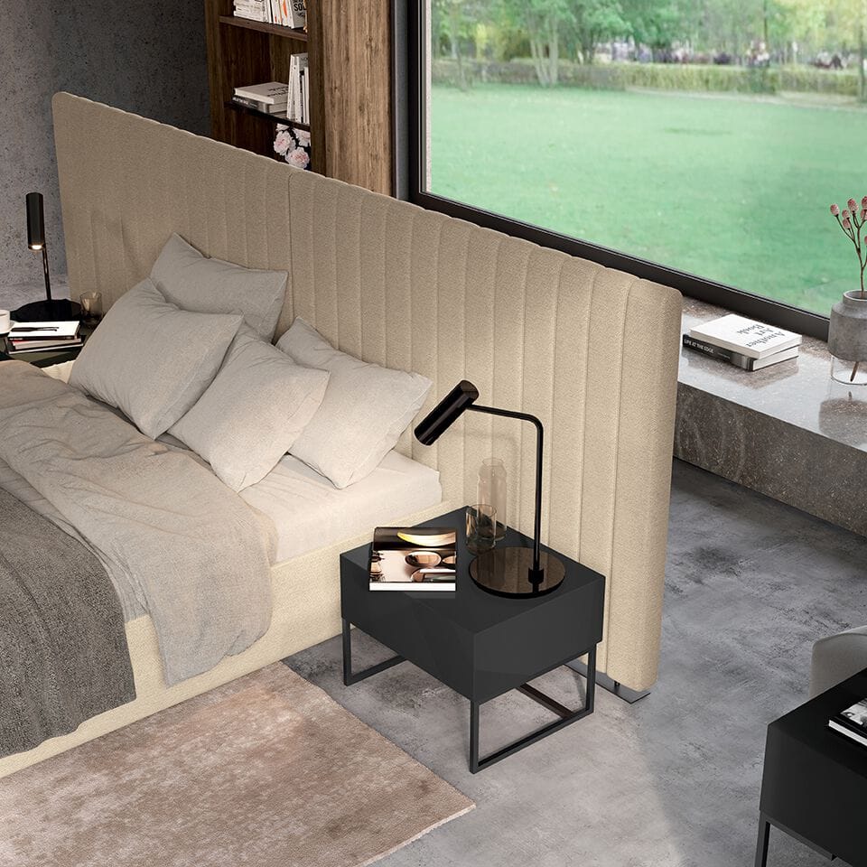 Двуспальная кровать из ткани с высоким изголовьем Febal Casa SOFTCASE ROYAL ARCH-00095259 - Вид №2