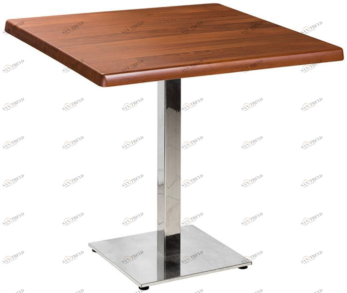 2530 Стол Harvey 80*80 Орех R-HOME 140401+170505nut