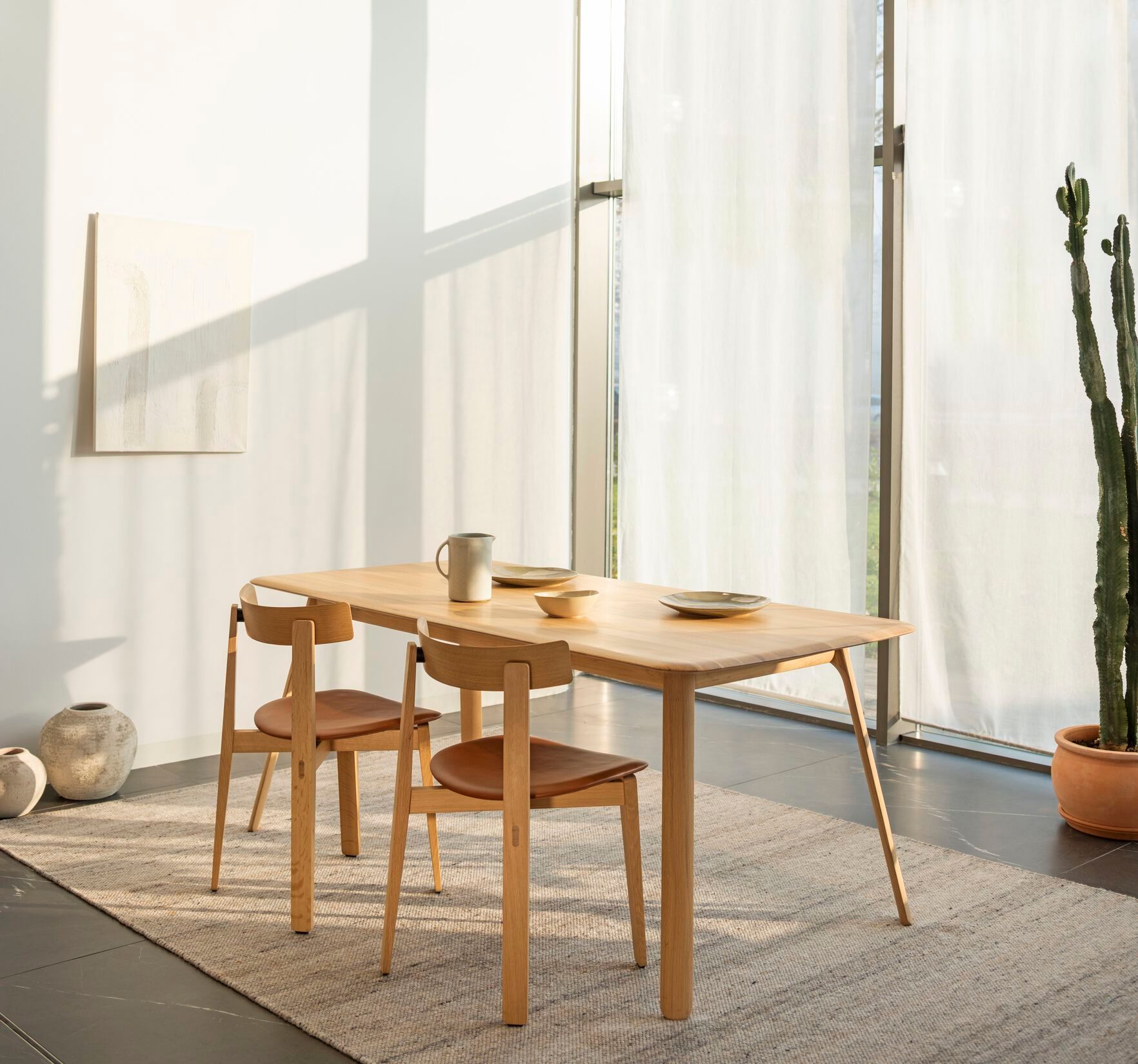 Прямоугольный дубовый стол Gazzda TESKA ARCH-00143149 - Вид №27