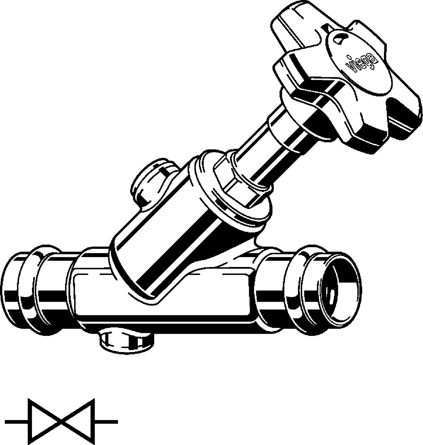 756 918 Модель 2237.5 Трубопроводные системы  Sanpress  Бронзовые запорные вентили, с 2017 Santreyd  - Вид №1