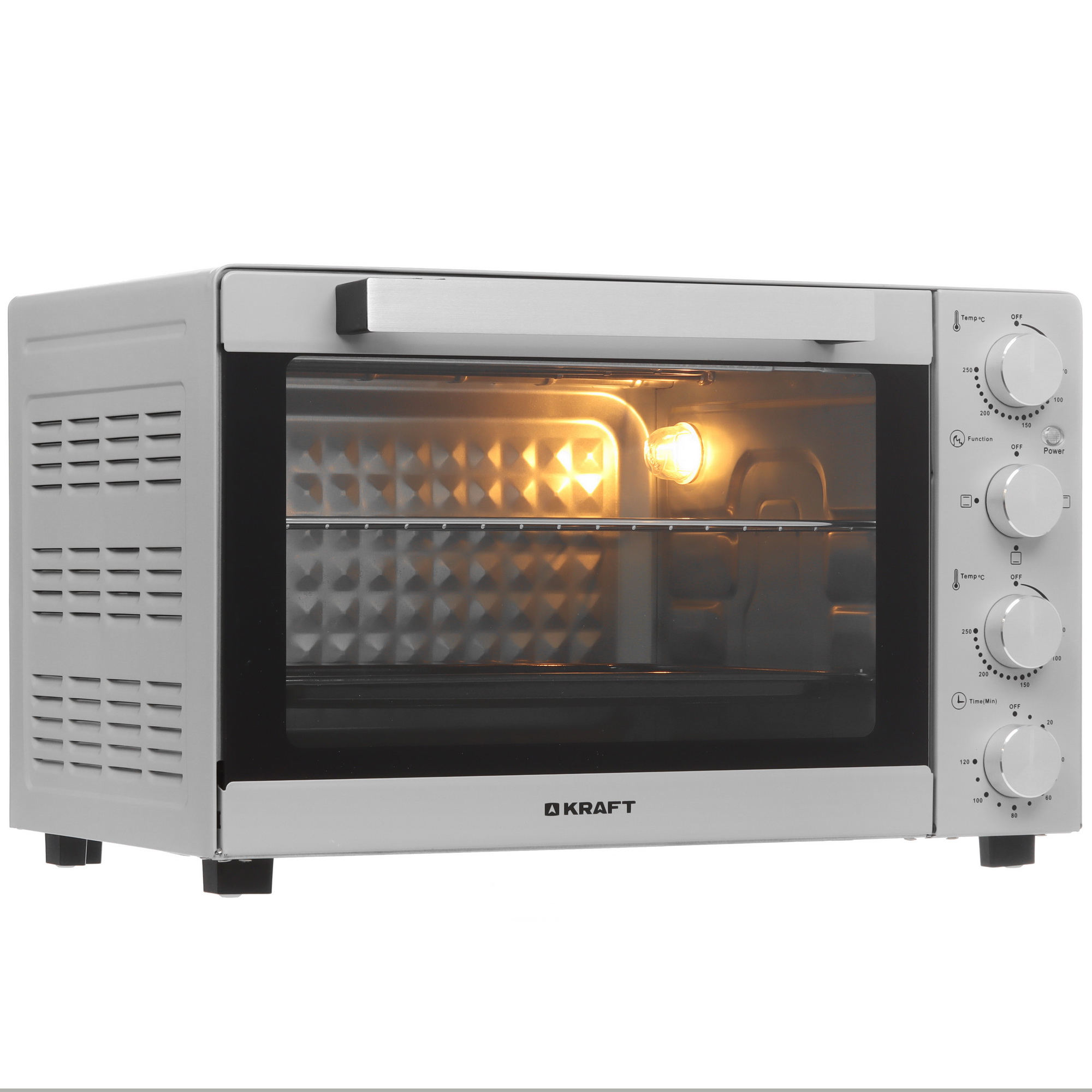 9080976 Мини-печь Kraft KFC-MO 450 HGR серый STDN-0135050 - Вид №1