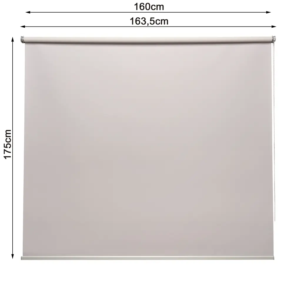Штора рулонная блэкаут Inspire Belem 160x175 см светло-серая Granit 5 82689392 STLM-2023719 - Вид №2
