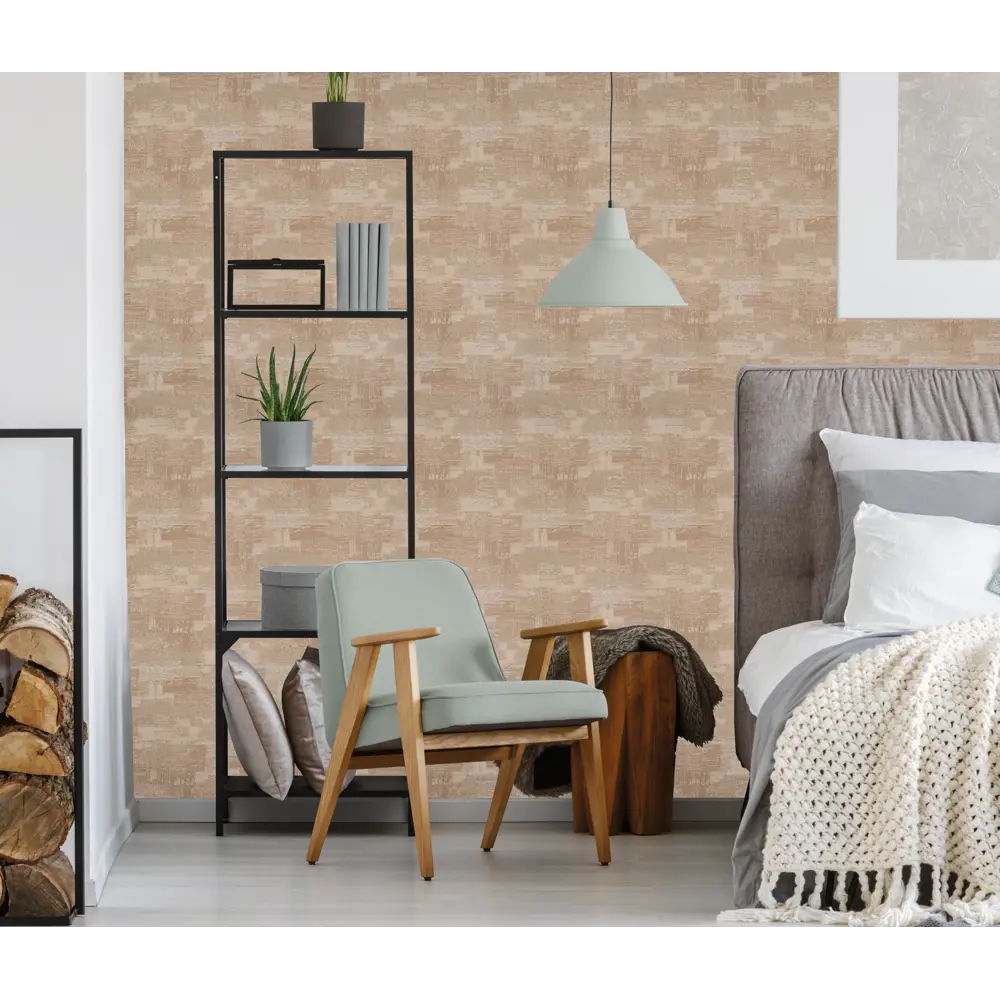 Обои флизелиновые A.S. Creation Denim коричневые 1.06 м 372144 STLM-2112767 - Вид №3