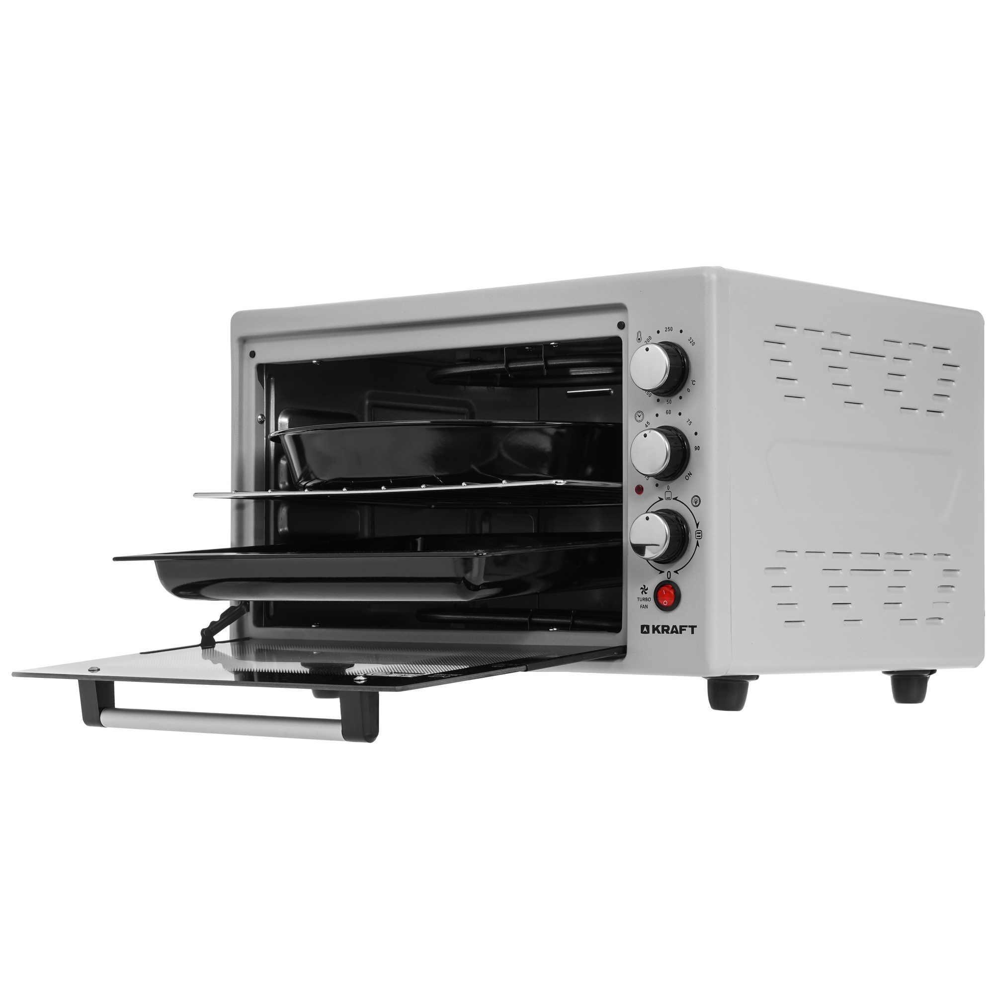 8108444 Мини-печь Kraft KF-MO 3803 KGR серый STDN-0057038 - Вид №4