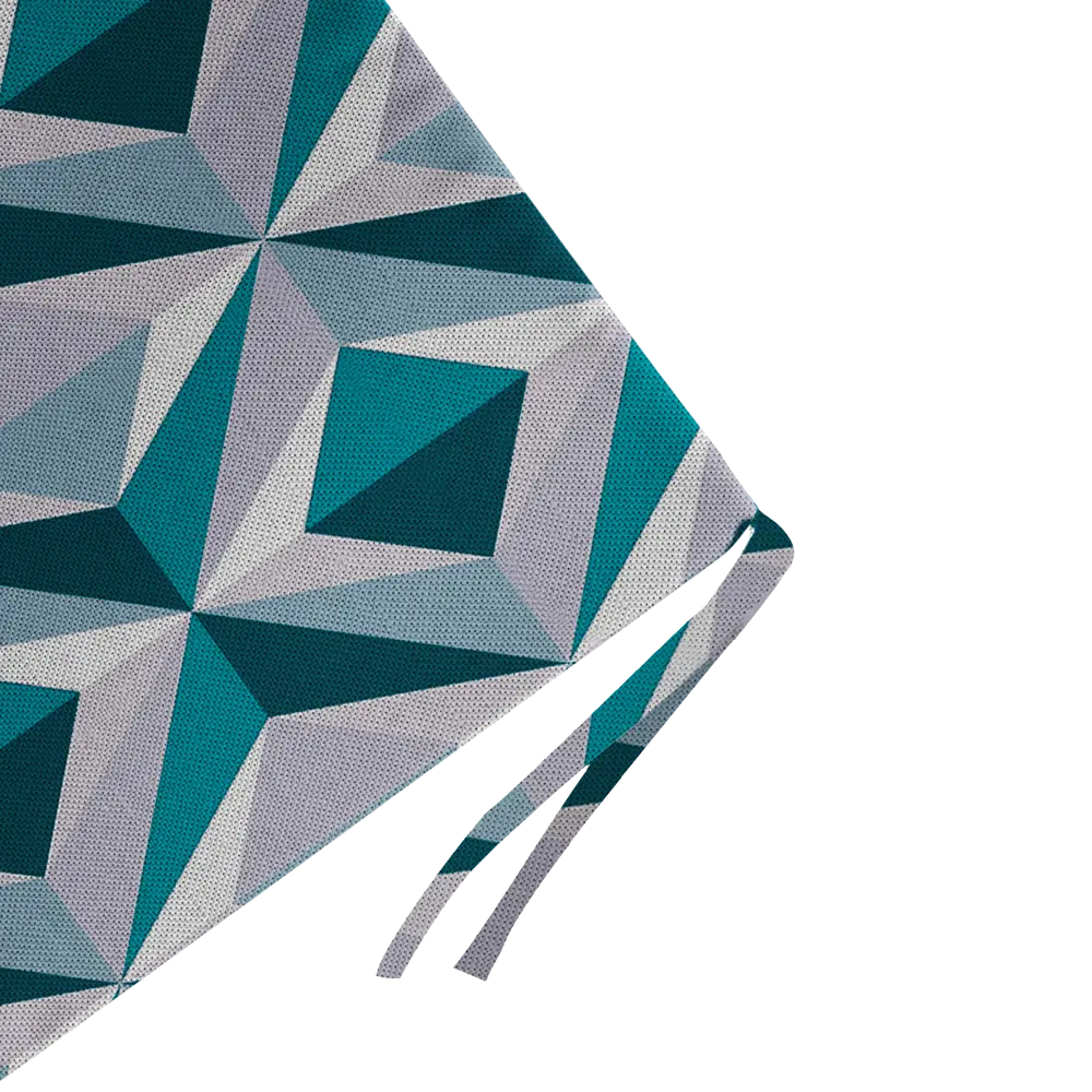 Галета на табурет «Ромбы» 35x35 см цвет мультиколор LINEN WAY STLM-2070496 - Вид №2