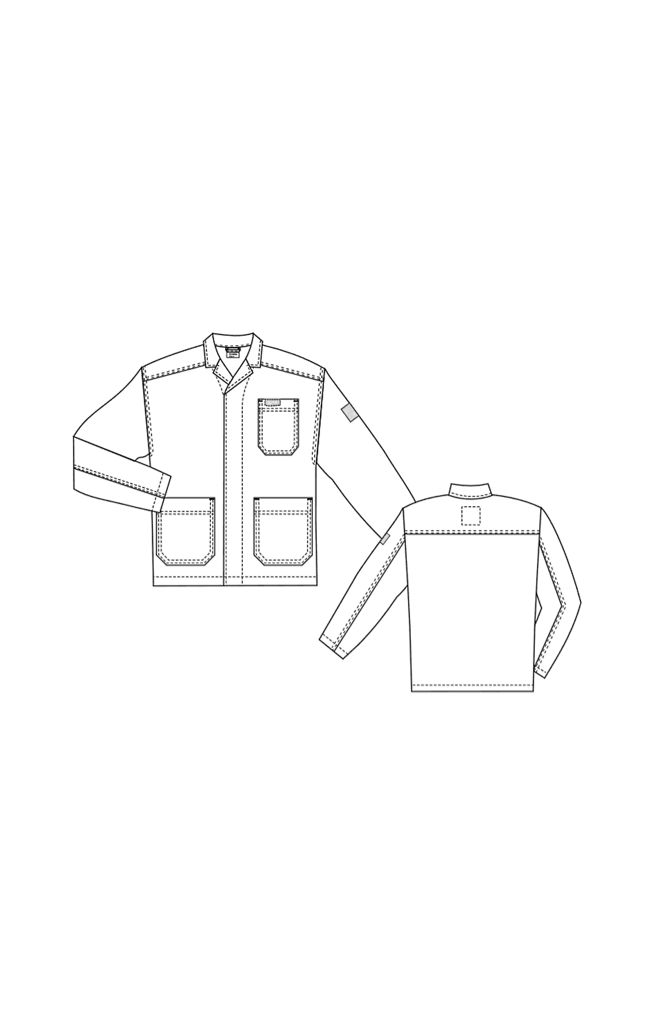 68055 Куртка  тёмно-синяя Enkel  Летняя спецодежда  размер 52-54/170-176  - Вид №1