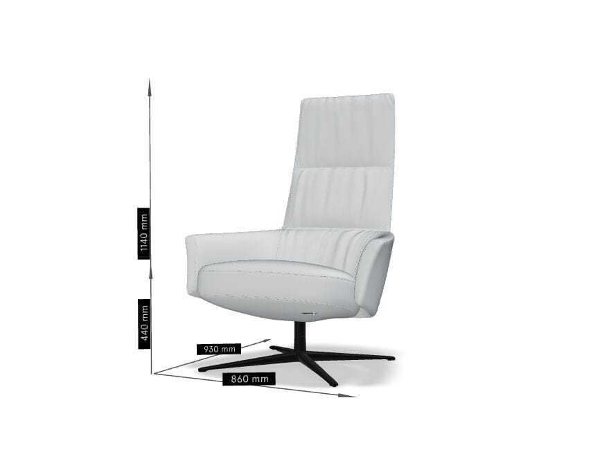 Тканевое кресло с высокой спинкой MDD TORO ARCH-00068473 - Вид №6