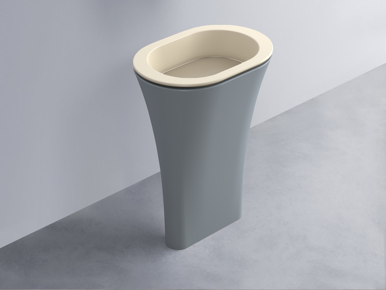 AMLA65-LN+AMPILO-AV+AMCOLO-BR Раковина Amedeo Ovale отдельностоящая cielo Enjoy + Amedeo Ceramica Cielo