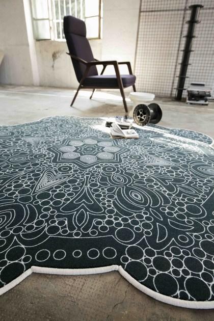 Ковер с геометрическим рисунком на заказ Capsule collection Santreyd sun-id-1430473 - Вид №3