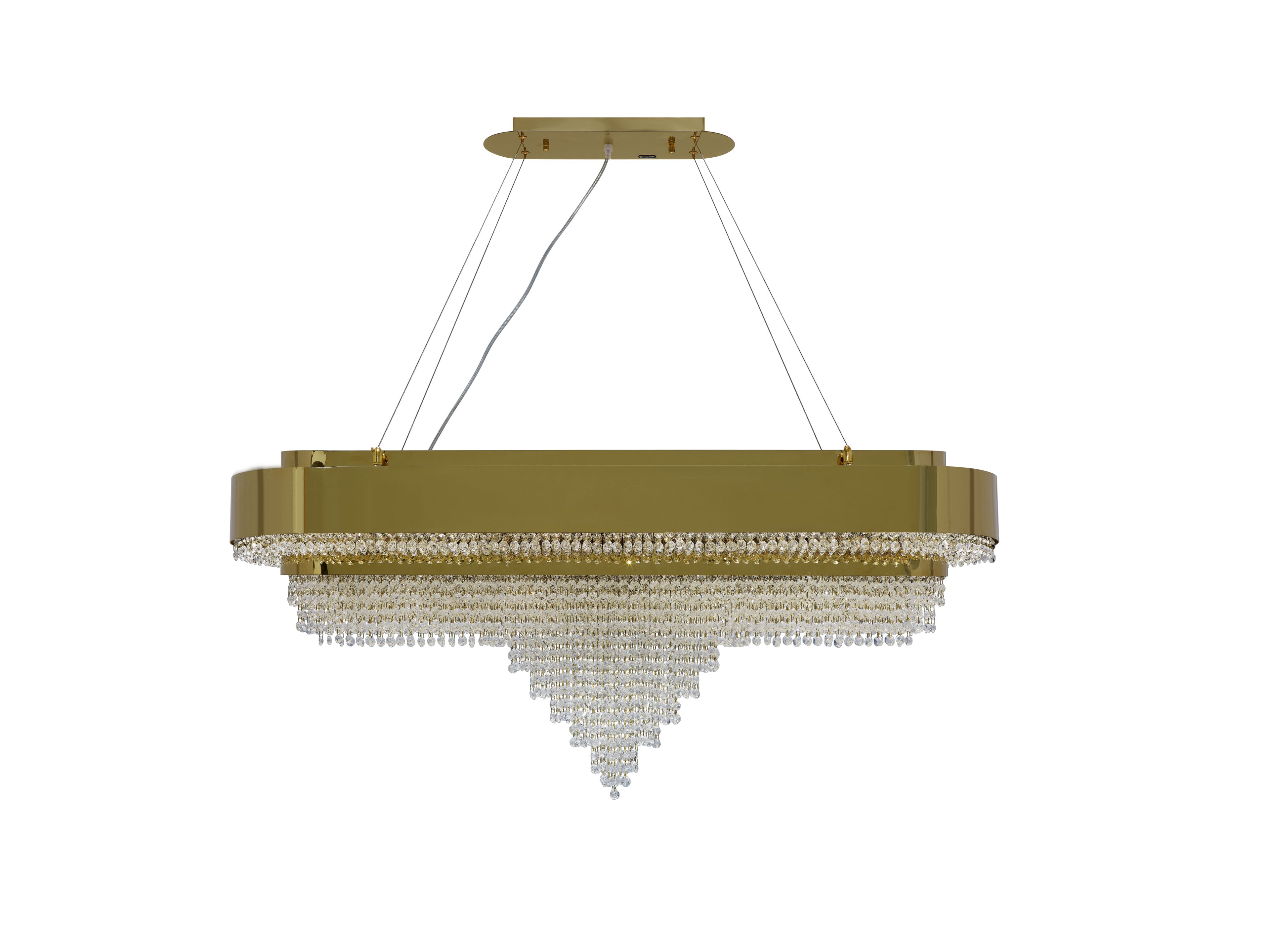 Подвесной светильник из нержавеющей стали с кристаллами K-Lighting Baco ARCH-00093049