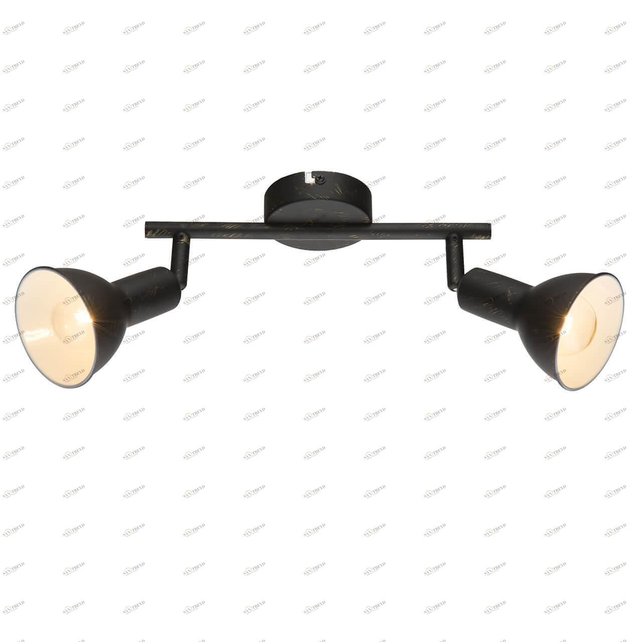 Спот потолочный на 2 лампы черный Namus 54649-2 GLOBO NAMUS 00-3926446 Черный Ceramica Globo 