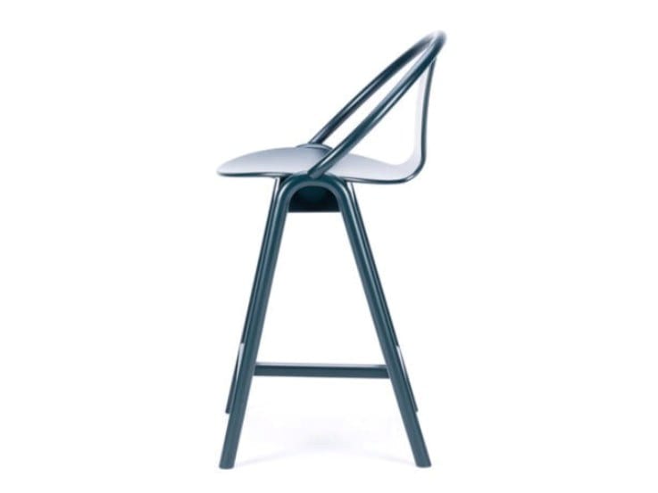 Высокий деревянный стул со спинкой TON AGAIN ARCH-00060401 - Вид №24