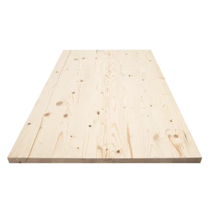 91938671 Мебельный щит Дом дерева 80x120x2.8 см ель сорт AB STLM-1534037