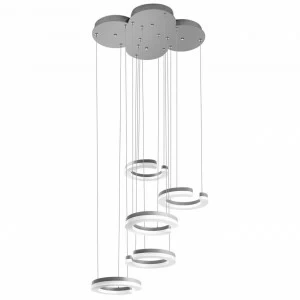 Подвесная светодиодная люстра Lightstar Unitario 763439 LIGHTSTAR ДИЗАЙНЕРСКИЕ, UNITARIO 220501 Серый