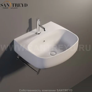 534059 Подвесная раковина настенная овальная Kerasan Nolita серая