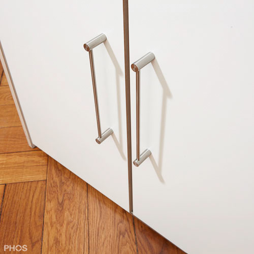 BG6-128E Изогнутая рукоятка с концевыми скобами, рукоятка ø6 мм, длина 12,8 см. PHOS 