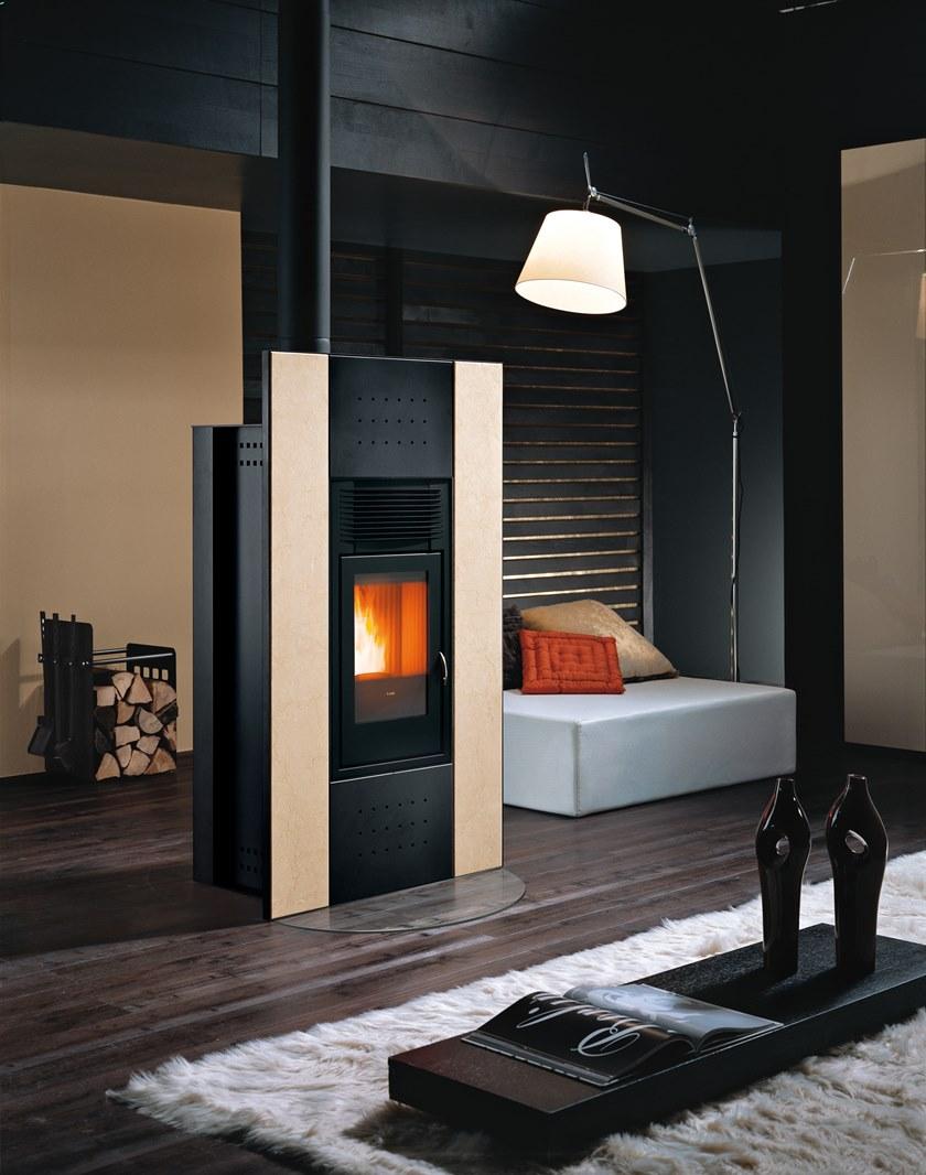 MCZ Пеллетная печь из мрамора Боттичино sun-id-1406780 - Вид №1