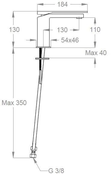 Fir Italia Смеситель для умывальника, однорычажный The outfit 9011300_3 - Вид №1