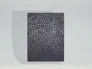 IMPACT ACOUSTIC® Звукопоглощающая подвесная офисная перегородка из переработанного пластика