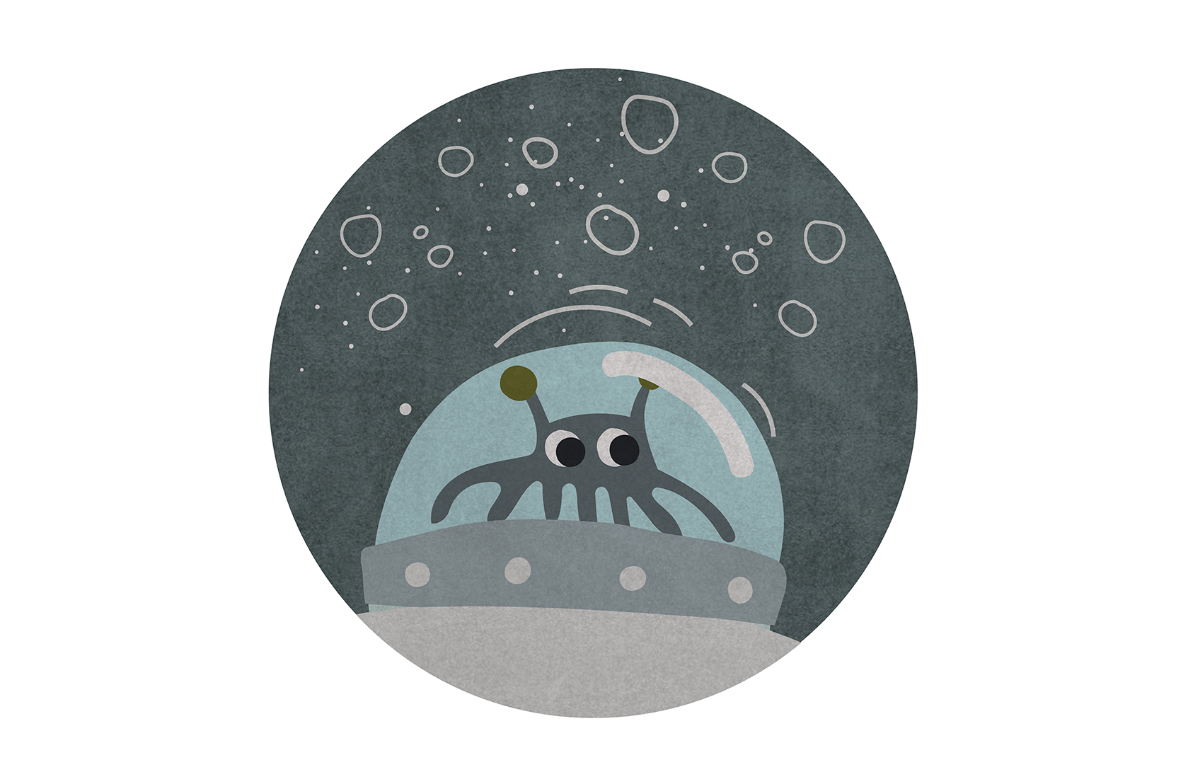 CIST170 Детские ковры Г-н Мартион Раунд Circu 