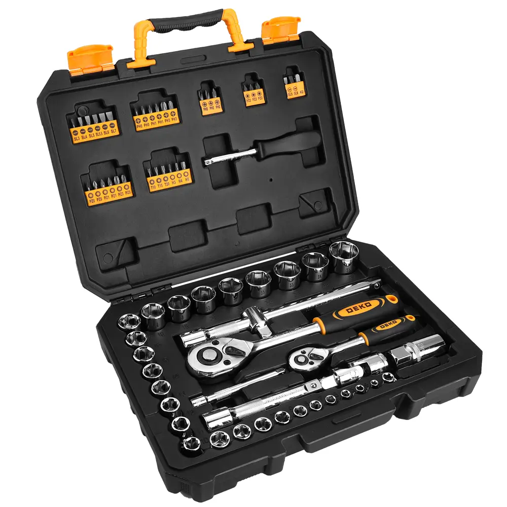 Набор инструментов DEKO DKMT72-1 для авто и дома, 72 предмета 89439567 STLM-1574999