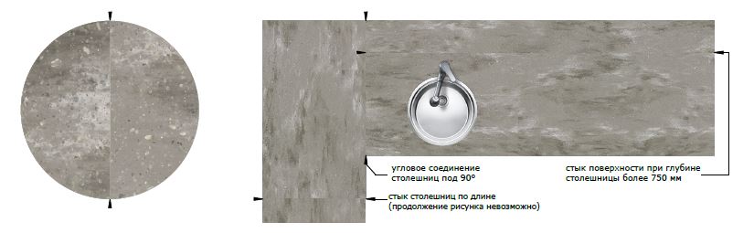 Столешницы для кухни - Мэтисон LIGRON LIST166 1824 - Вид №2