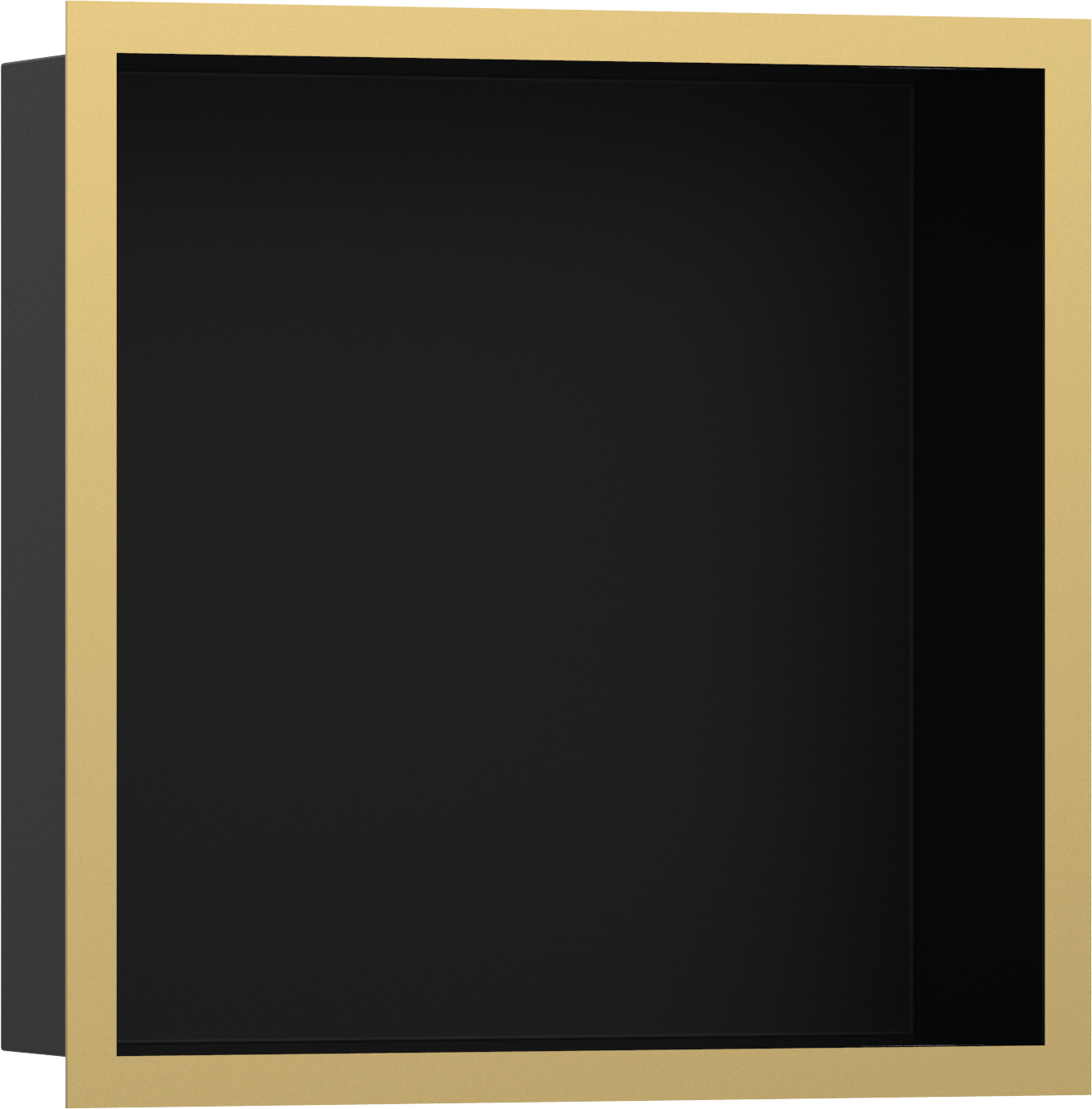 56098990 XtraStoris Individual Стеновая ниша Matt Black с дизайнерской рамкой 300/300/100 Hansgrohe 