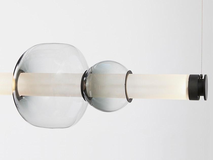 GABRIEL SCOTT Светодиодная подвесная лампа из дутого стекла Luna sun-id-1379457 - Вид №3