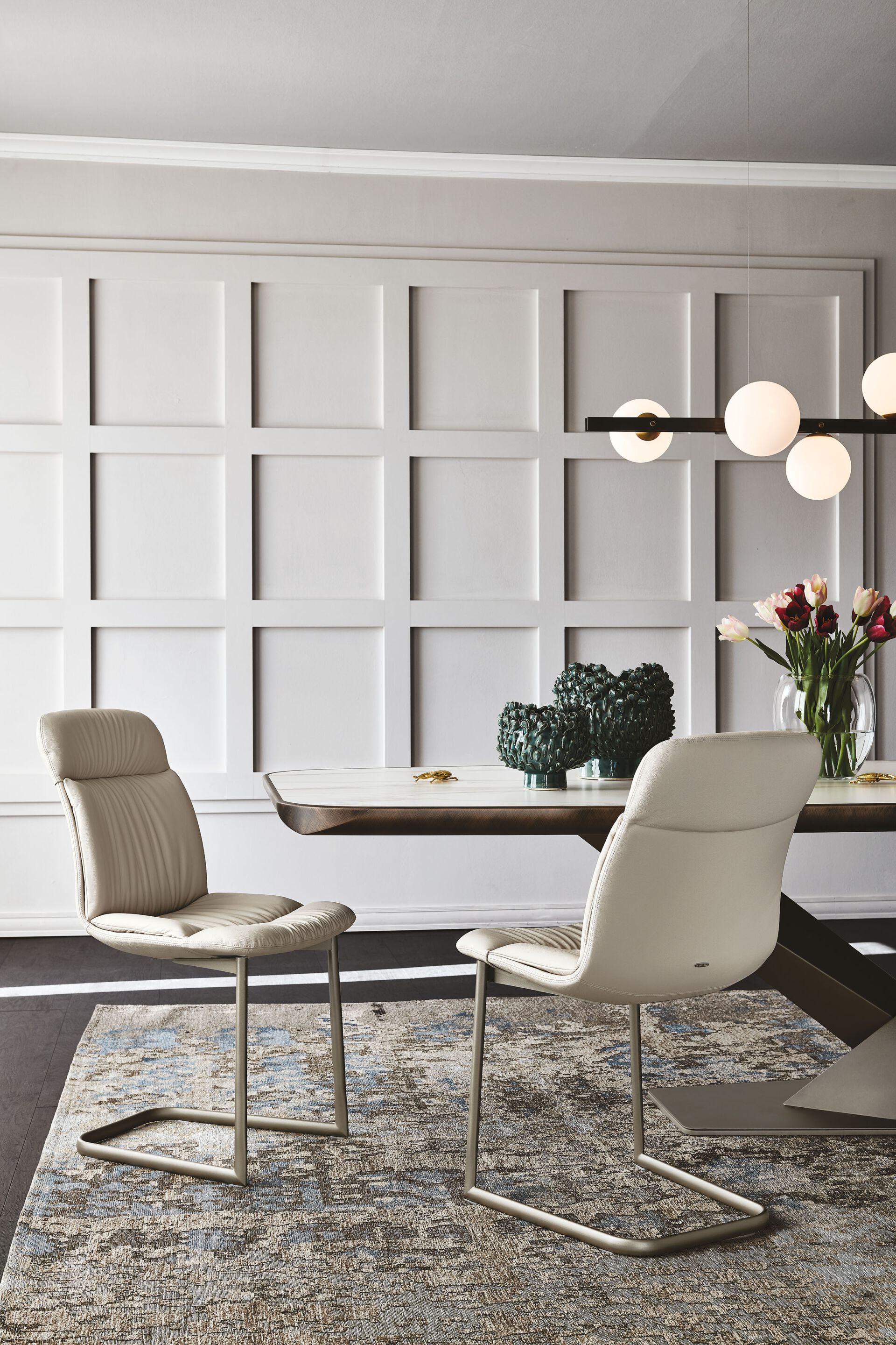 Кожаный консольный стул Cattelan italia KELLY CANTILEVER ARCH-00058810 - Вид №3