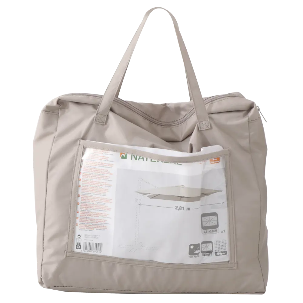 NATERIAL Пляжный зонт-тент 290×390 см бежевый для сада и отдыха 82232826 STLM-0022481