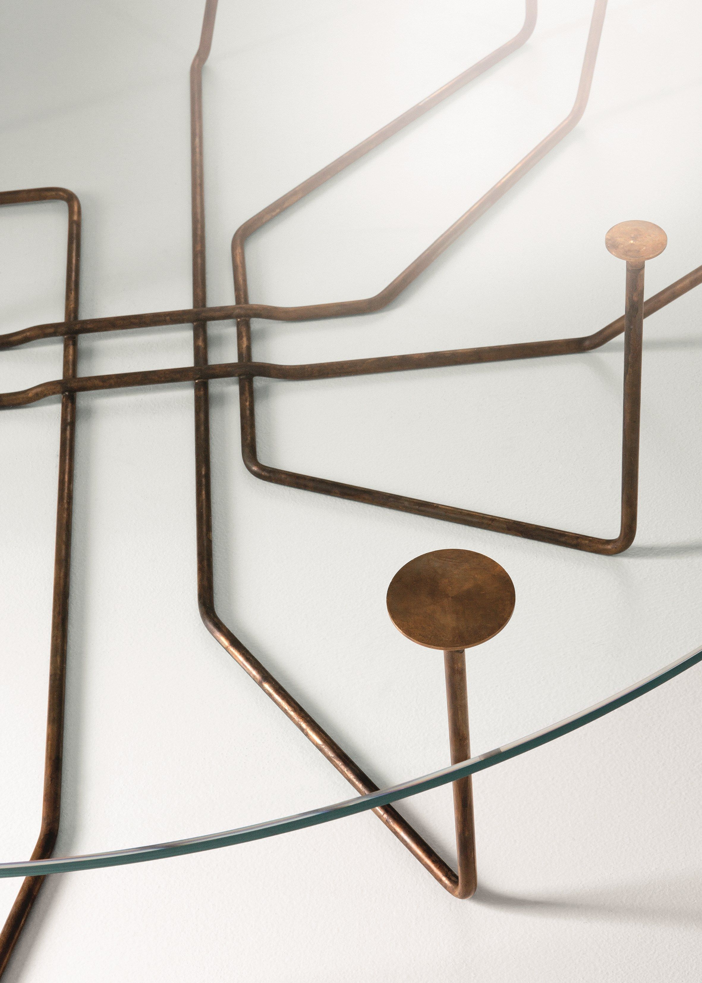 Прямоугольный Хрустальный журнальный столик Gallotti&Radice CONNECTION ARCH-00052931 - Вид №1