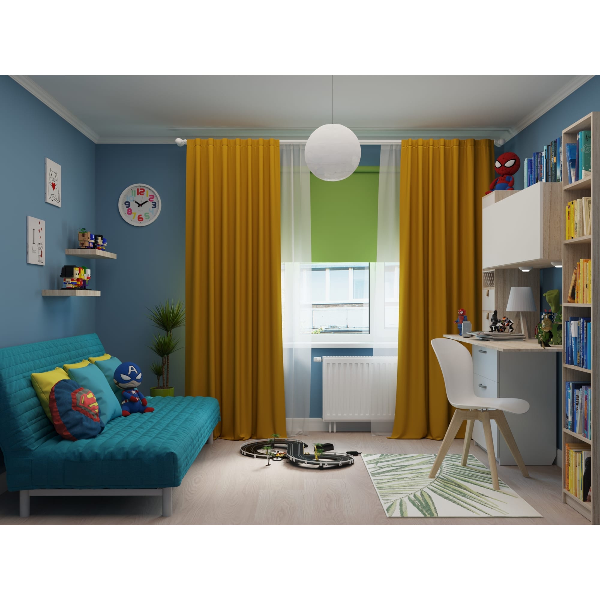 18142867 Стеллаж Кабуки 40x201x28 см, ЛДСП, цвет дуб сонома Santreyd  - Вид №3