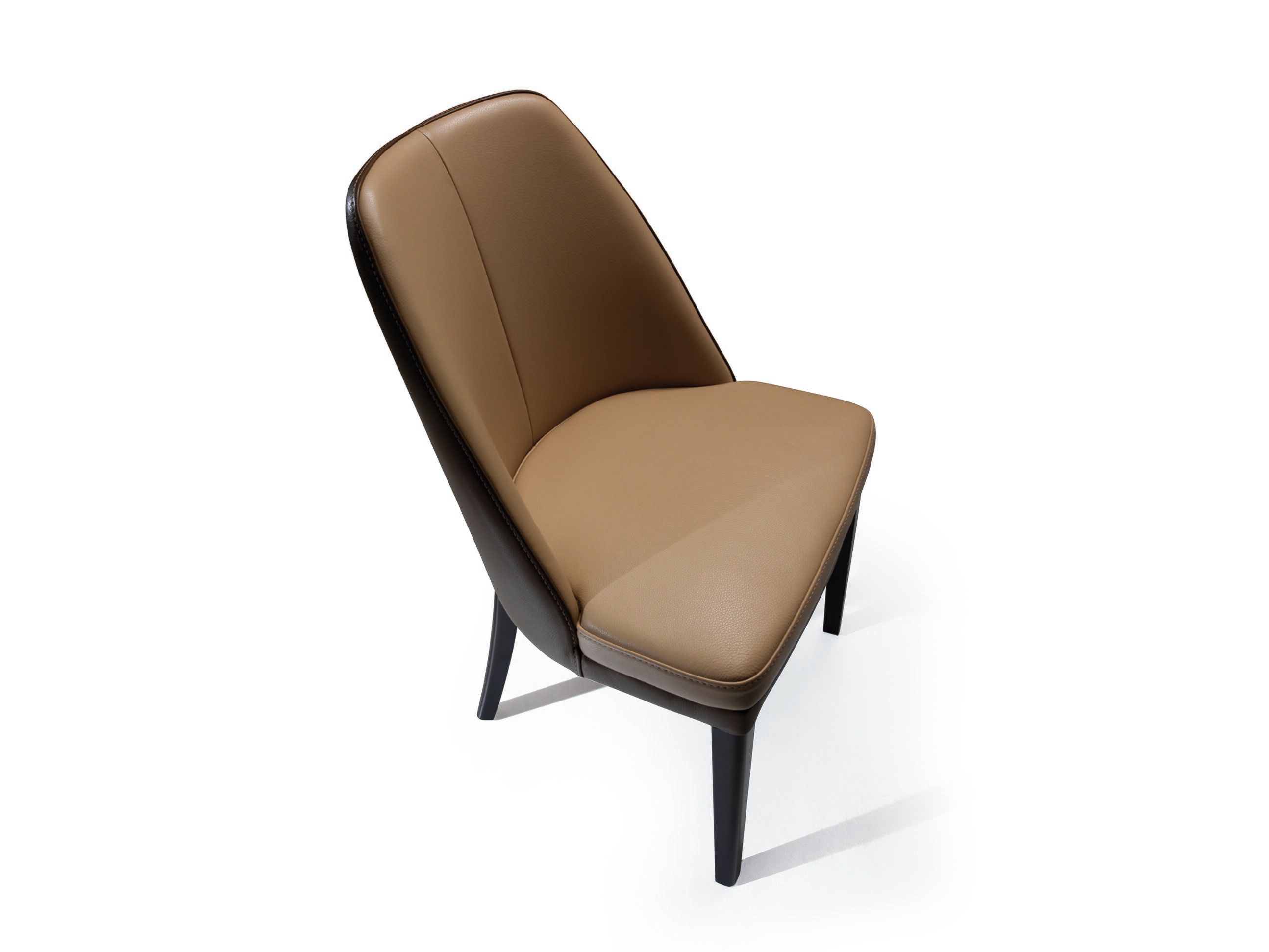 Кожаный мягкий стул Borzalino JULIE ARCH-00008044