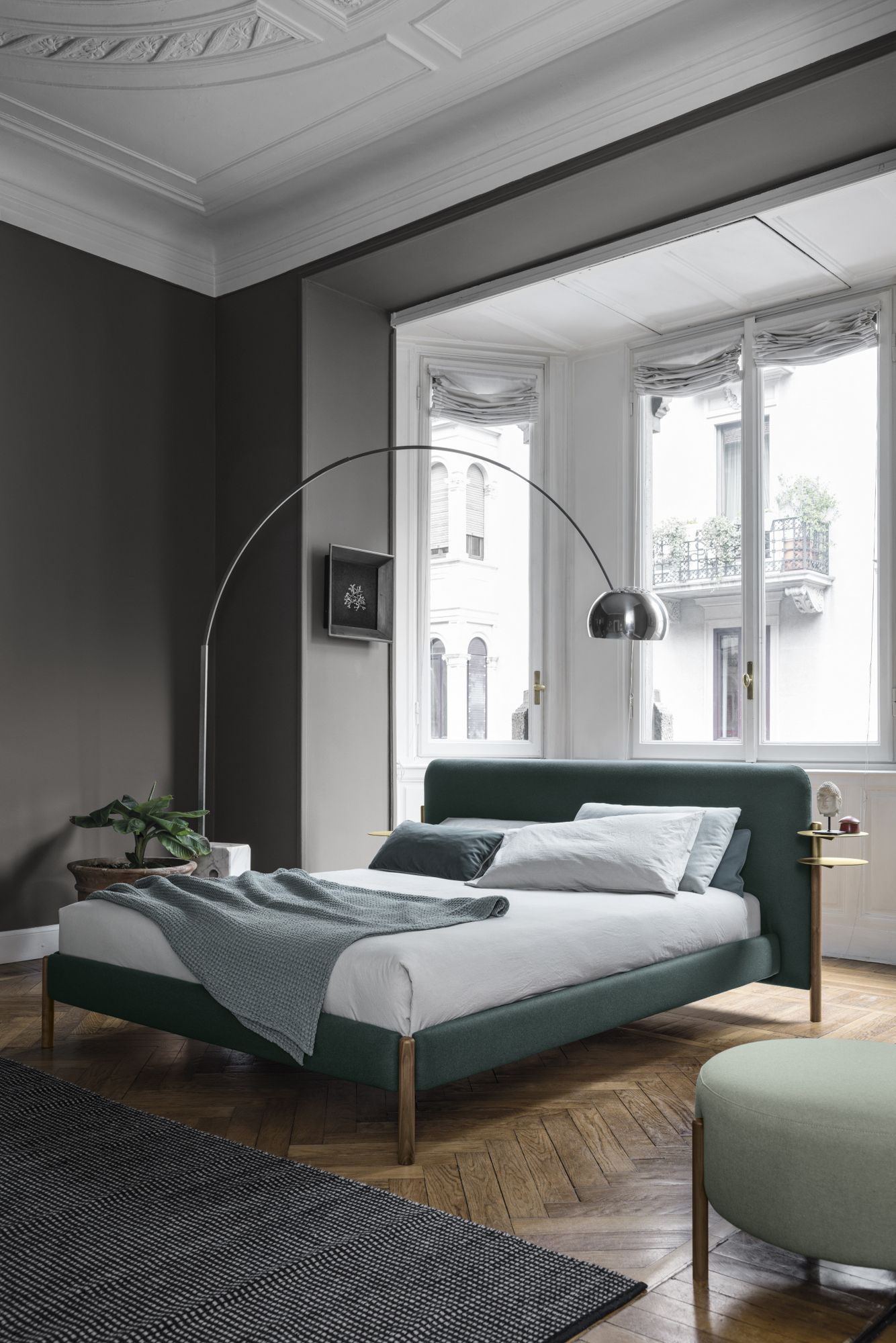 Двуспальная мягкая кровать Bolzan флаг ARCH-00099840 - Вид №4