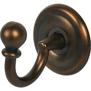 Крючок для штор 3 см металл цвет античная медь 2 шт.